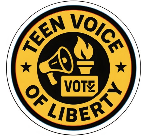 Teen Voice Of Liberty pin